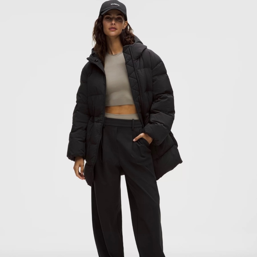 Lululemon Cinch-Waist 600-Down-Fill Puffer Black